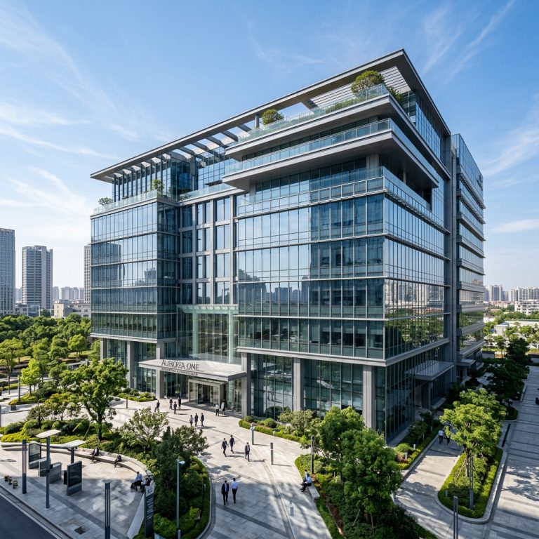 Profesjonalne nowoczesne szklane wieżowce centrum inwestycji dla zagranicznych kupców kontrakt i notariuszy prawniczego biura a z tłumacz